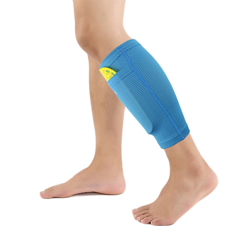 Football Shin Guards With Pocket
