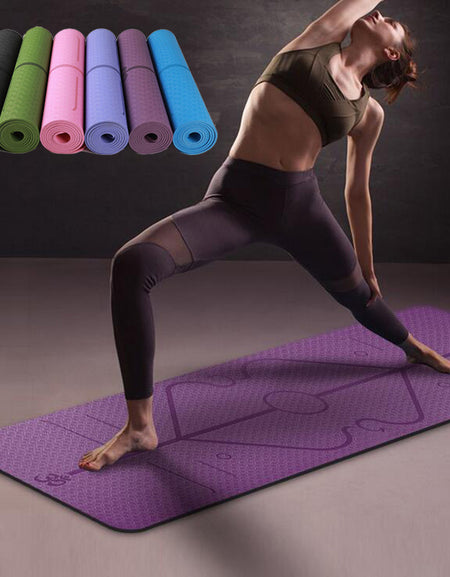 Yoga Mat with Position Fitness Gymnastics Mats