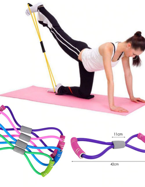 Load image into Gallery viewer, Slimming Yoga Rubber Resistance Band

