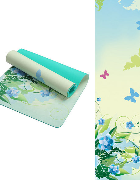 Yoga Mat Pad Lotus Pattern