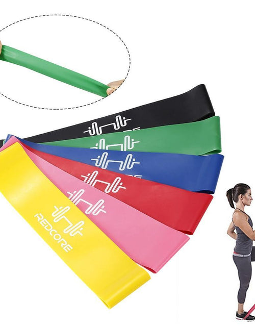 Load image into Gallery viewer, Yoga Resistance Rubber Bands Indoor Outdoor Fitness
