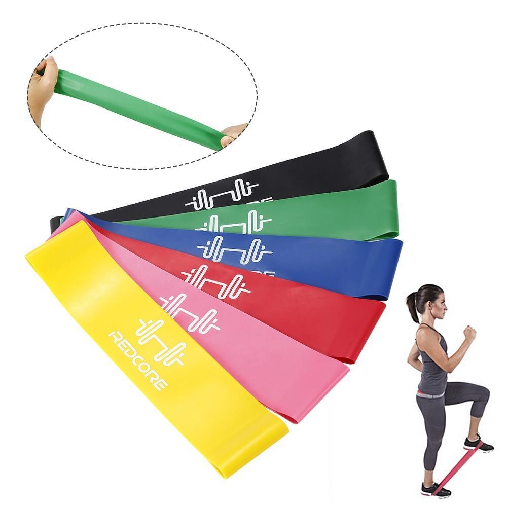 Yoga Resistance Rubber Bands Indoor Outdoor Fitness